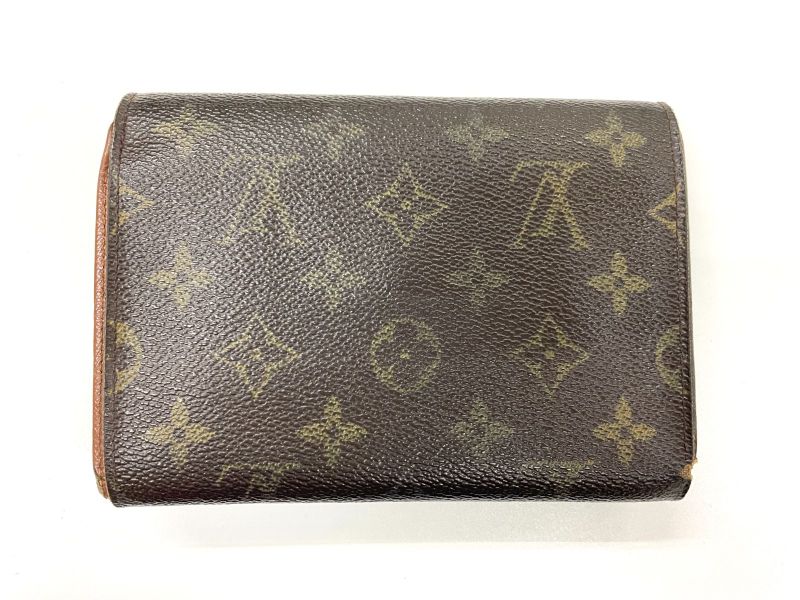 Louis Vuitton Monogram Porte Trésor Etui Papier Long Wallet M61202 Brown Made
