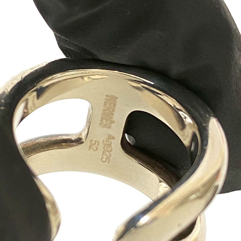 Hermes Osmozu PM Silver 925 Ring Accessory No 11