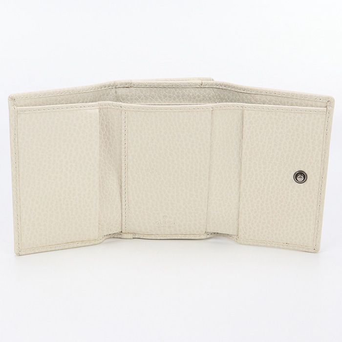 Gucci GG Marmont 644407 Tri-fold Wallet Leather Women