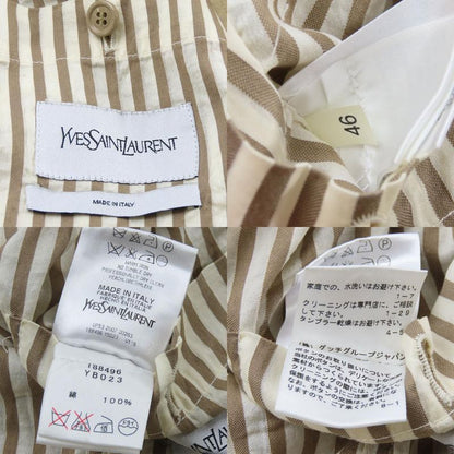 Yves Saint Laurent Other Outerwear 46 Cotton Beige Coat Apparel Men YVES Saint