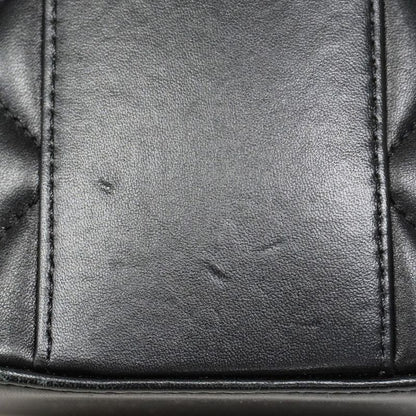 Chanel Vanity Bag Matelasse Lambskin Black Chien Pan Gold Hardware 2way Bag