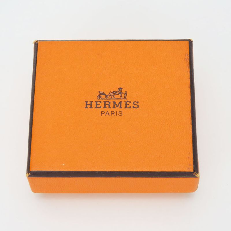 Hermes Scarf Ring Chaine D'ancre Metal Silver Accessory Small Item Ladies Women