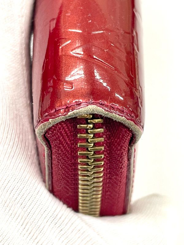 Louis Vuitton Monogram Vernis Zippy Wallet Round Zip Wallet Long Wallet M90200