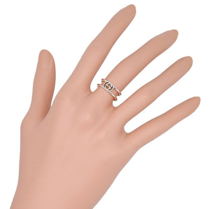 Gucci G Logo Ring Silver 925 Size 10 Ladies 2.0g Ring