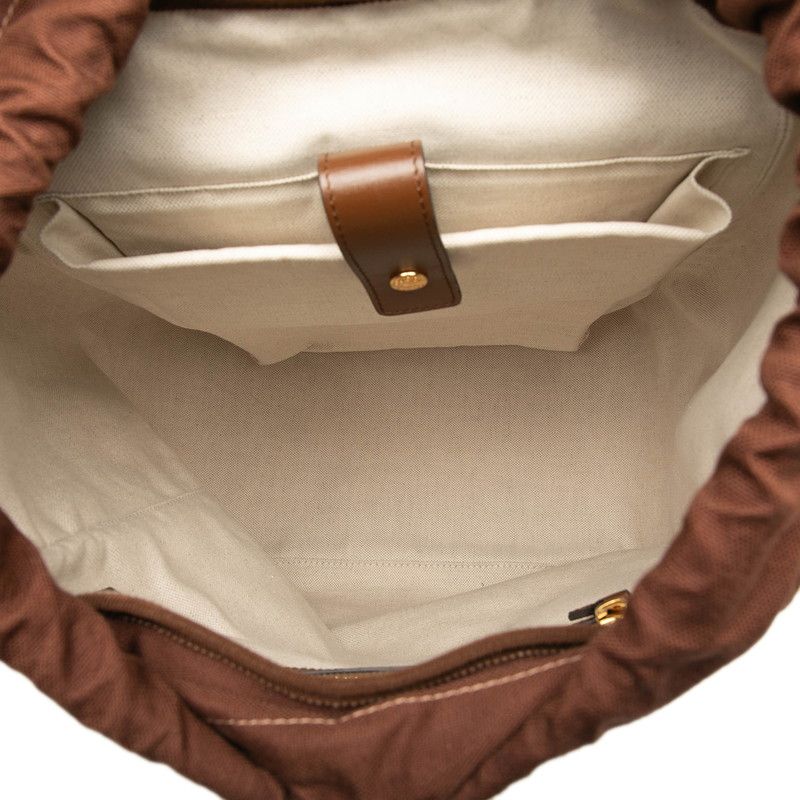 Gucci GG Supreme Interlocking G Backpack Rucksack 696013 Brown PVC Leather