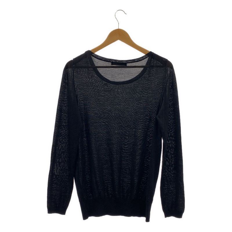 Balenciaga - Wool Pullover Knitted Sweater - 38 - Black - Women's