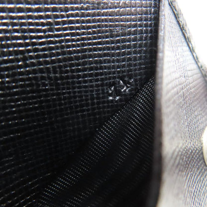 Prada M504a Business Card Holder Logo Hardware Card Case Saffiano Women