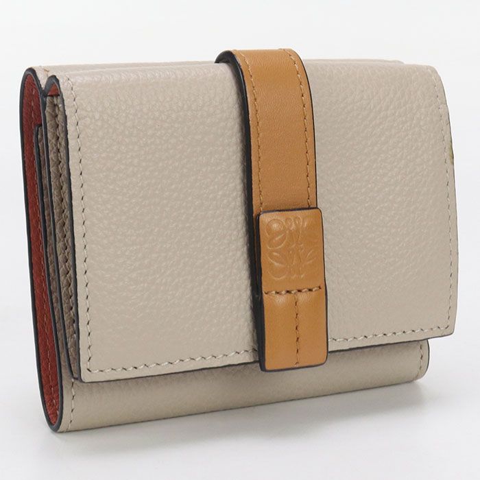 Loewe Trifold Wallet Tri-fold Wallet Calfskin Women