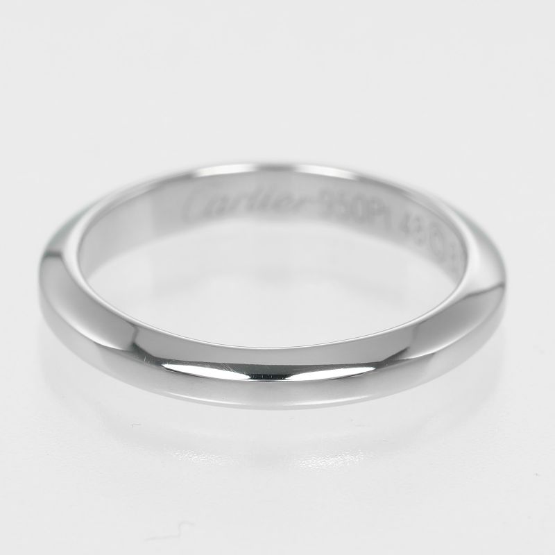 Cartier Declaration Pt950platinum #8 Ladies 4.1g Ring