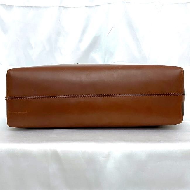 Fendi Tote Bag Khaki Brown Pecan 8bh185 Excellent Condition