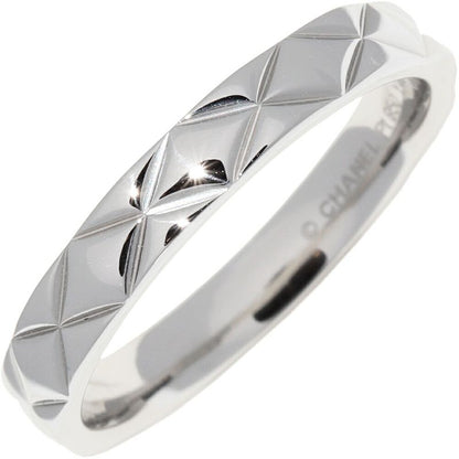 Chanel Pt950 Matelasse Ring Medium Model