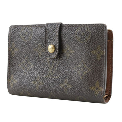 Louis Vuitton Porte Monet Vieux Viennois Clasp M61663 Monogram Canvas Brown