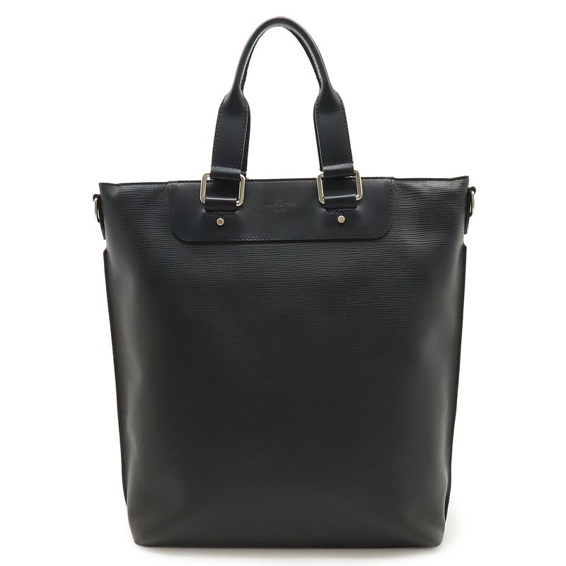 Louis Vuitton Epi Cabas Jules Tote Business Bag Document Cabasn Noir Black