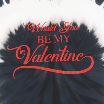 Balenciaga 684155 Tie-dye Pattern Crack Logo Print Oversized Short Sleeve