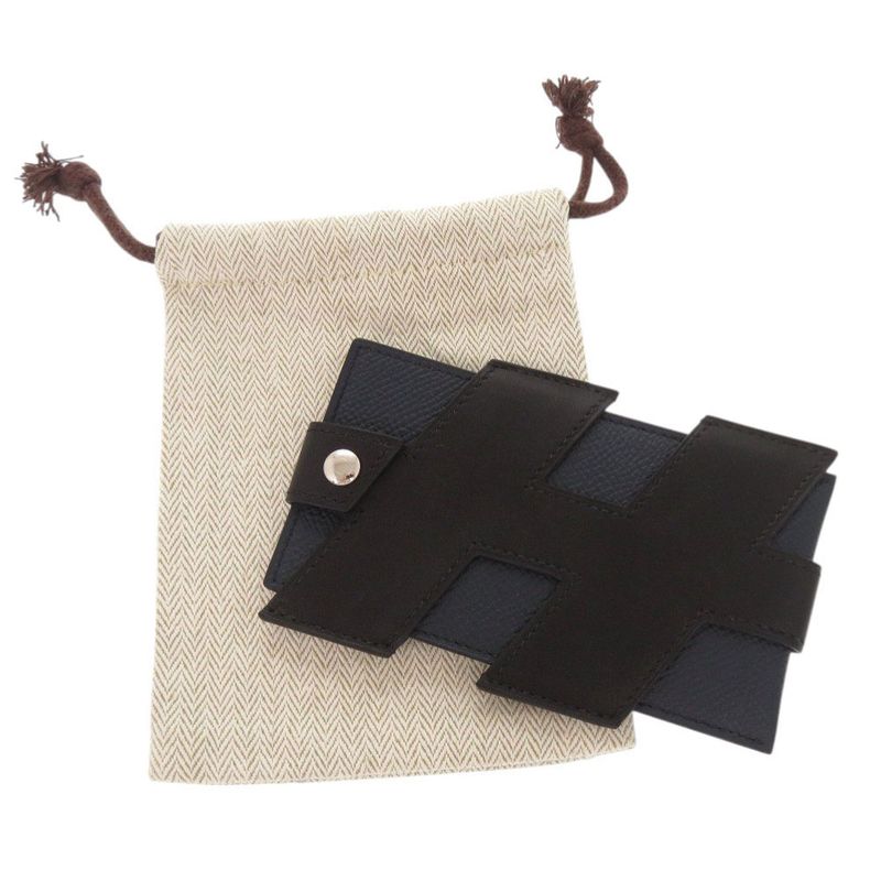 Hermes H Tag Vaux Epson Vorsoft Blue Indigo Black Silver Hardware Z Engraved