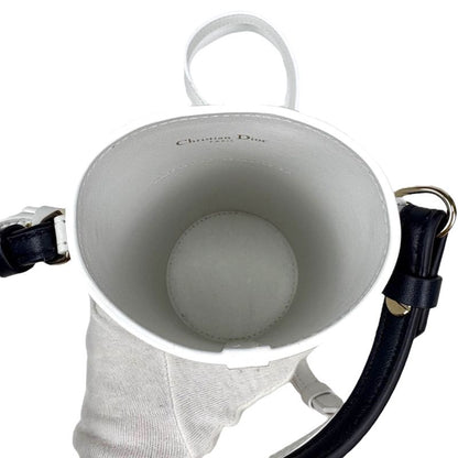 Christian DIOR Vibe Bottle Holder 2WAY Mini Shoulder Bag Navy White