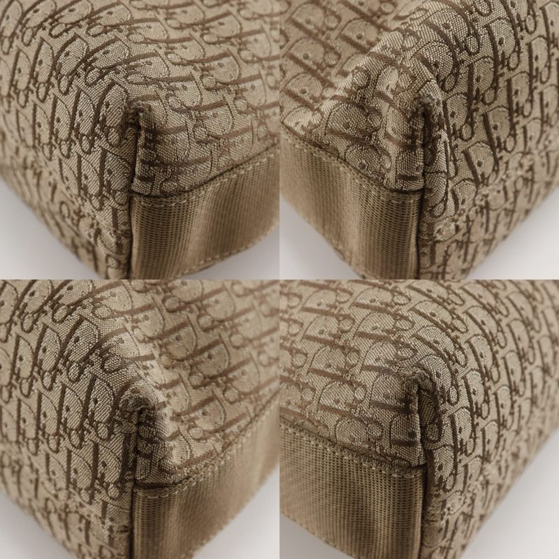 Dior Christian Dior Trotter 07RU 0064 Canvas Beige Unisex Shoulder Bag