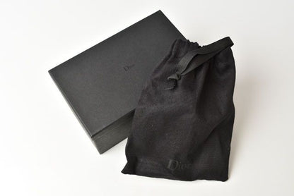 Dior Card Case Coin Case With Key Ring Mini Wallet With Saddle Bag Motif Yellow