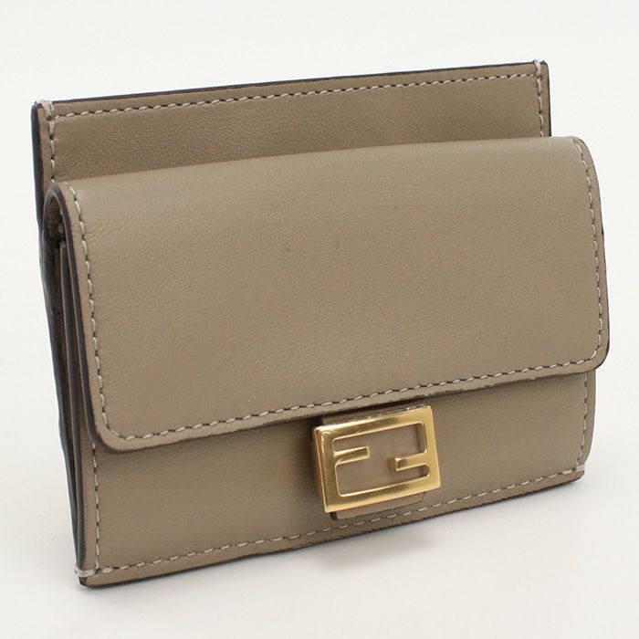 Fendi Card Case Baguette Fe86385 Card Case Leather Card Case Scuff Deuce