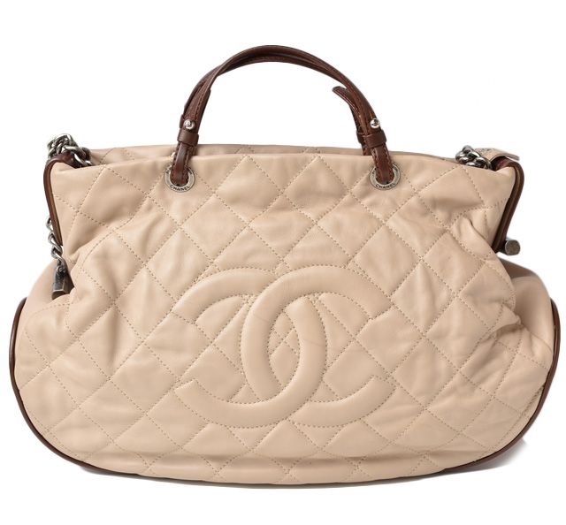 Chanel Tote Bag Shoulder Bag 2way Chanel Chain Bag Coco Mark Quilted Stitching