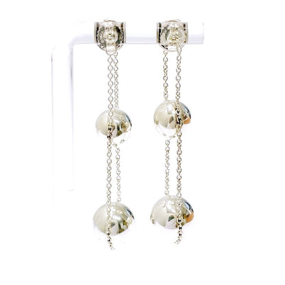 Tiffany & Co Tiffany & Co Silver Hardware Ball Triple Drop Earrings 12.4g 925