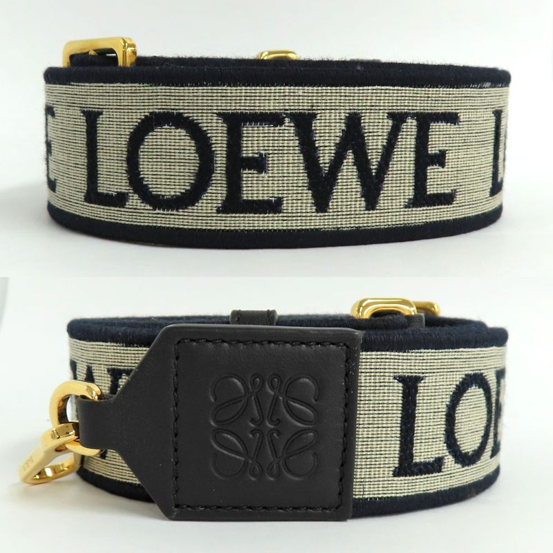 Loewe Anagram Shoulder-strap C073t87x01 Navy- Black Gdhardware Bag
