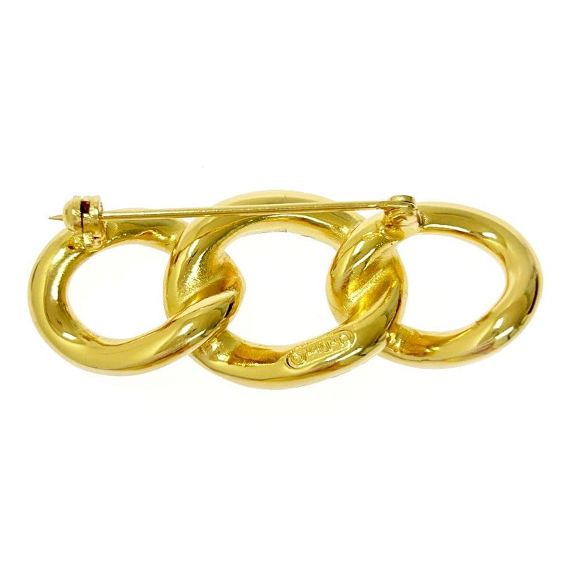 Christian Dior GP Rhinestone Brooch Ladies 307389 Brooch with Box