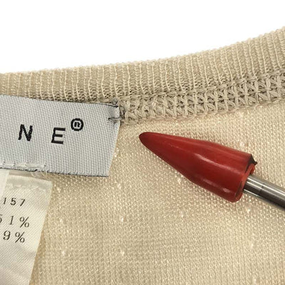 Celine - Cashmere Silk Grafted Knit Dress - M - Heather Grey - Women's