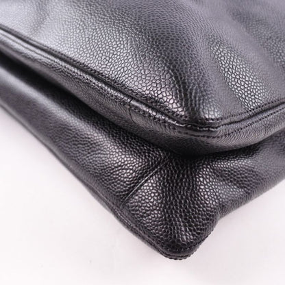 Chanel Shoulder Tote Caviar Skin Black Ladies Tote Bag