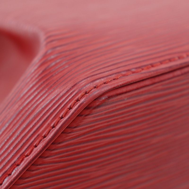 Louis Vuitton Sac Depaul M80207 Epi Leather Castilian Red Vi0917 Women's