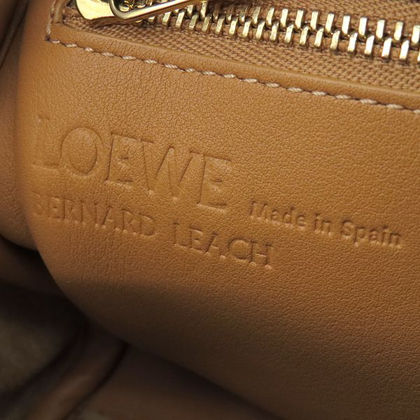 Loewe 2way Bag Octopus Amazona 23 Leather Warm Desert Gold Hardware Brown
