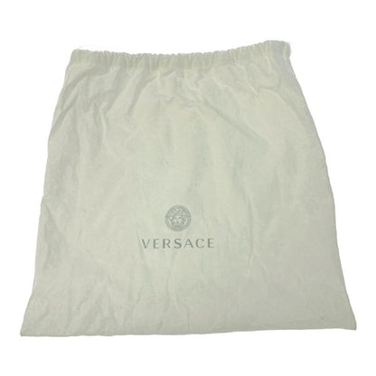 Versace Leather Virtus Chain Shoulder Bag Beige 412403 Shoulder Bag