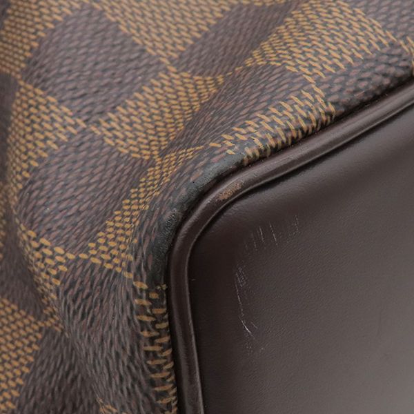 Louis Vuitton Tote Bag Chelsea Damier Canvas Damier Ebene Gold Hardware Brown