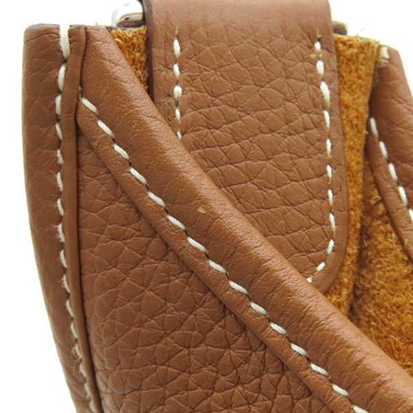 Hermes Shoulder Bag Evelyn 3 PM Amazon Taurillon Clemence Gold Silver Hardware