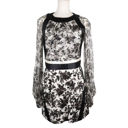 Balenciaga Silk White/black Women's Dress