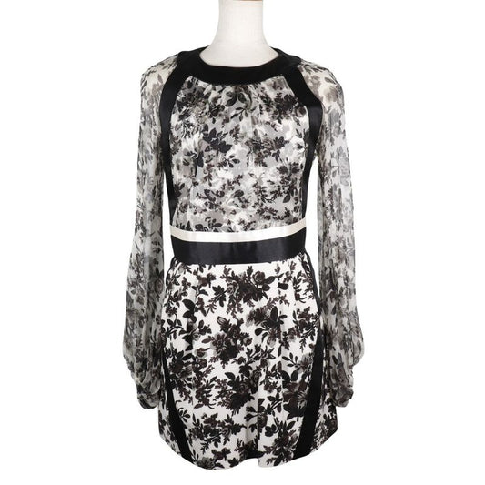 Balenciaga Silk White/black Women's Dress