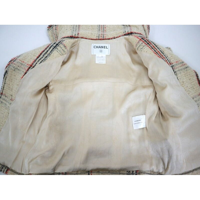 Chanel Short Duffel Coat with Hood Multicolor 36 — view 4