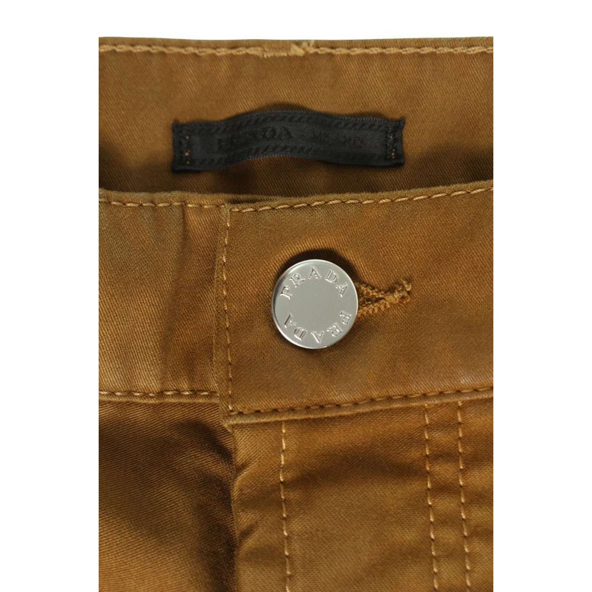 Prada Triangle Logo Plaid Molle Skin Cargo Long Pants 31 Inches — view 3