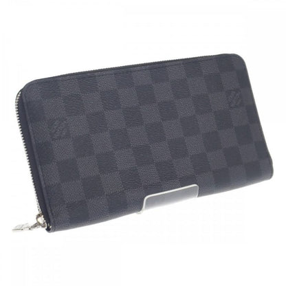 Louis Vuitton Zippy Organizer NM Damier Graphite Long Wallet Black