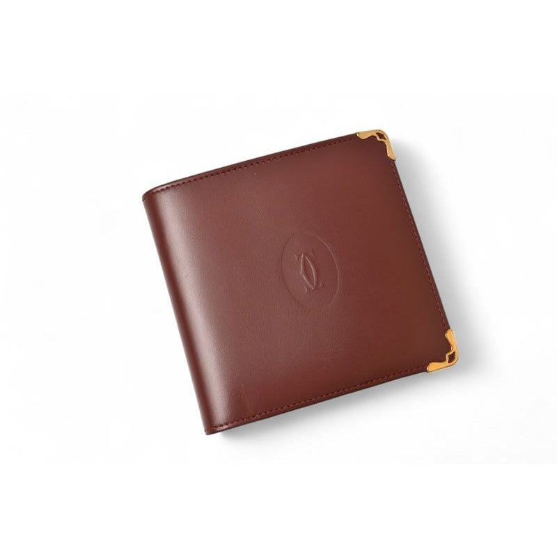 Cartier Fold Wallet Vintage Must de Cartier Bordeaux — view 2