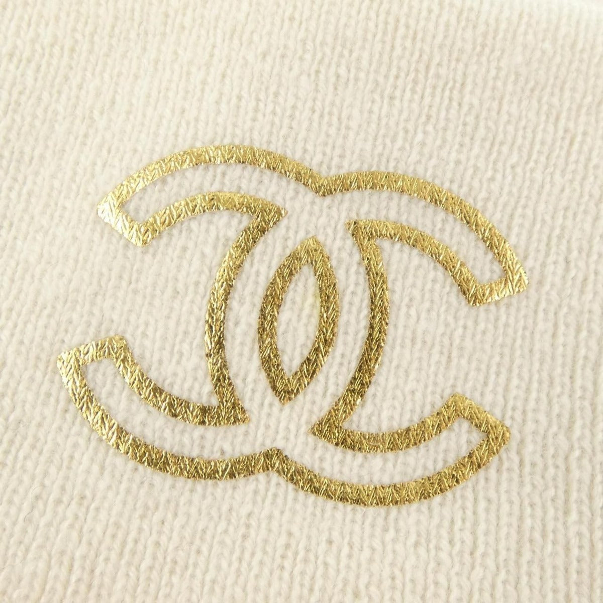 Chanel Knit Cap Cashmere White — view 4