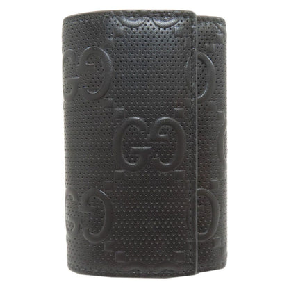 Gucci GG Embossed Key Case Leather Holder