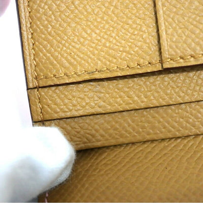 Hermes Bearn Souffle Verso Rose Confetti Gold Epsom Coin Purse — view 8
