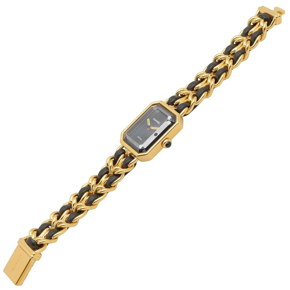 Chanel Watch Premiere M Black Leather — view 3