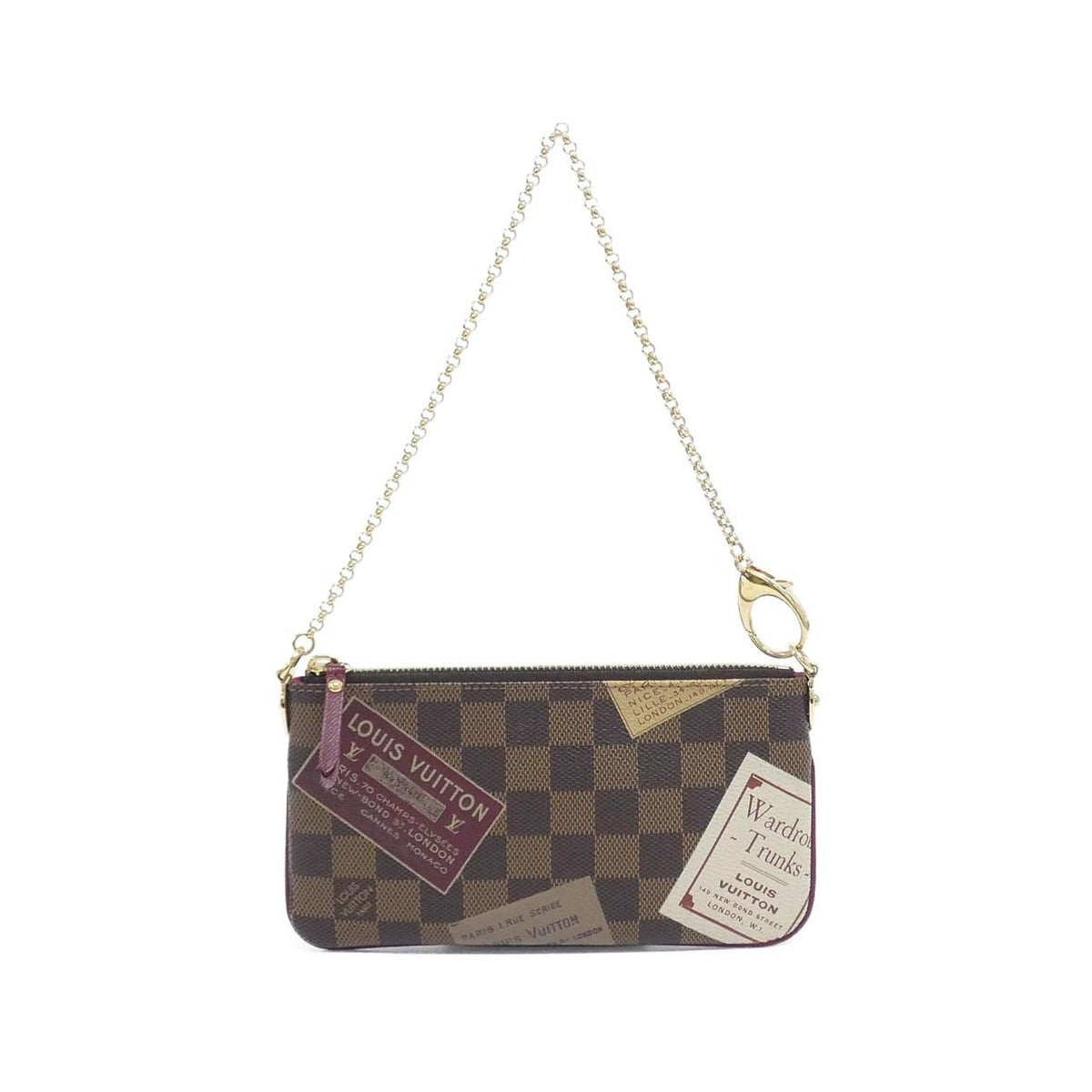 Louis Vuitton Damier Pochette Mirror MM Pouch Ebene