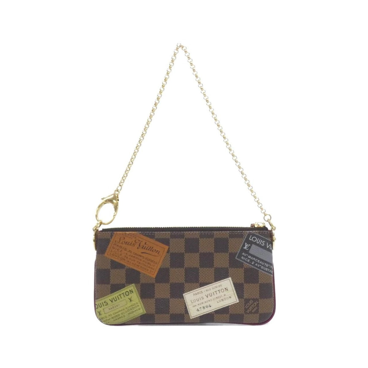 Louis Vuitton Damier Pochette Mirror MM Pouch Ebene — view 2