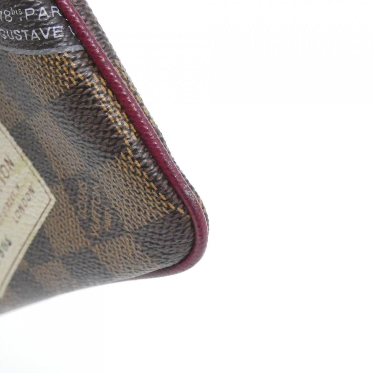 Louis Vuitton Damier Pochette Mirror MM Pouch Ebene — view 4