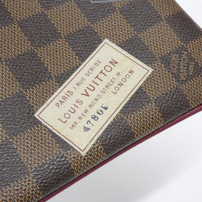 Louis Vuitton Damier Pochette Mirror MM Pouch Ebene — view 5