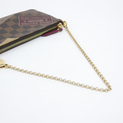 Louis Vuitton Damier Pochette Mirror MM Pouch Ebene — view 7