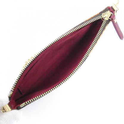 Louis Vuitton Damier Pochette Mirror MM Pouch Ebene — view 8